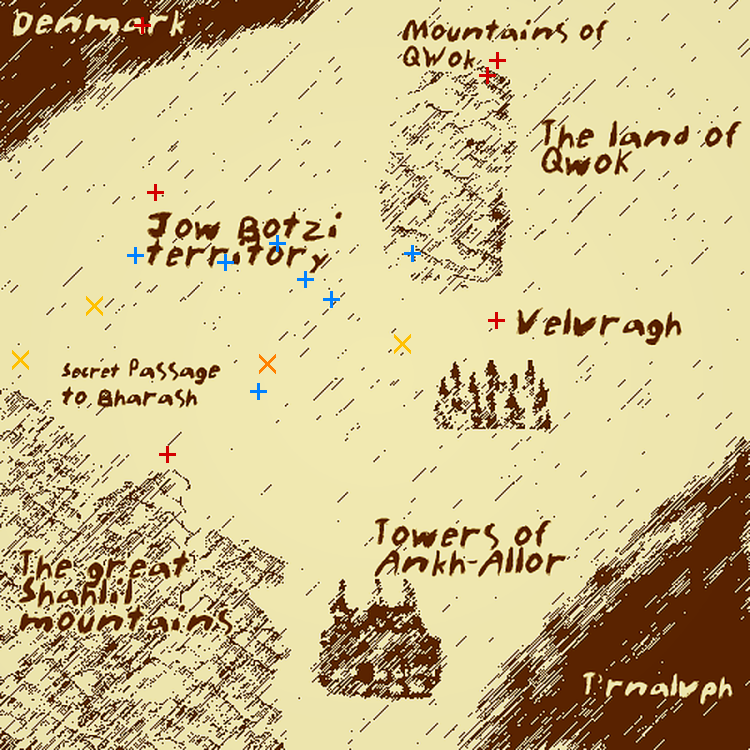 Player location map for Amny